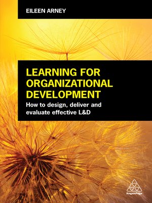 cover image of Learning for Organizational Development